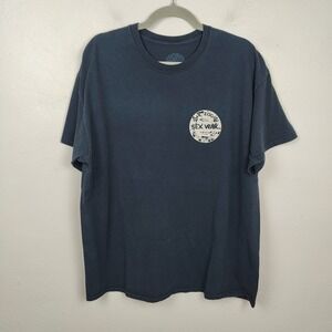 Mr. Zogs Sex Wax T-Shirt Mens XL‎ Black Surfing Surfboard Graphic Tee Cotton